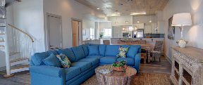 Luxury townhome with spacious living areas and elevetor access.
