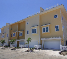 2 Car Garage and Penthouse Units starting at $675,000 in Airport Marina Townhomes